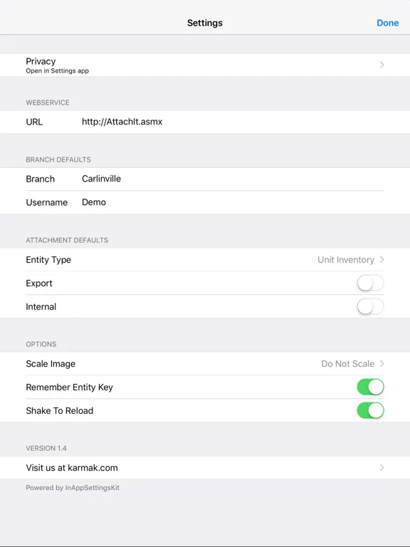 Capturas de pantalla de Karmak Attach-It iPad 