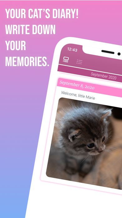 Kitty Journal - Your Cat Diary应用截图
