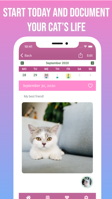 Kitty Journal - Your Cat Diary应用截图
