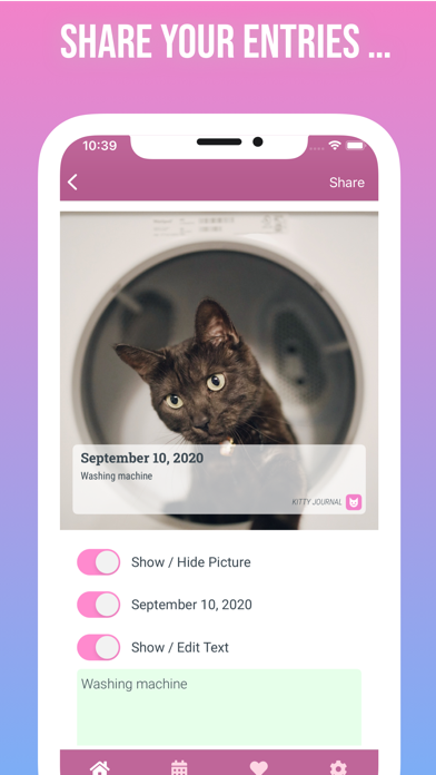 Kitty Journal - Your Cat Diary应用截图