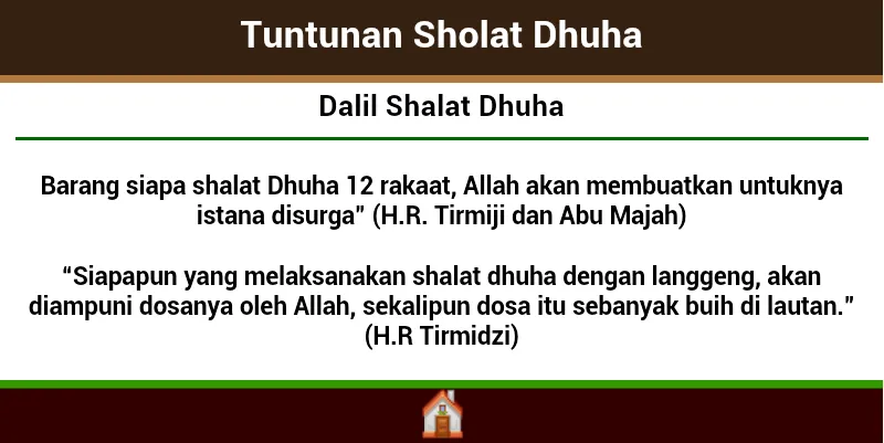 Capturas de tela do Tuntunan Sholat Dhuha