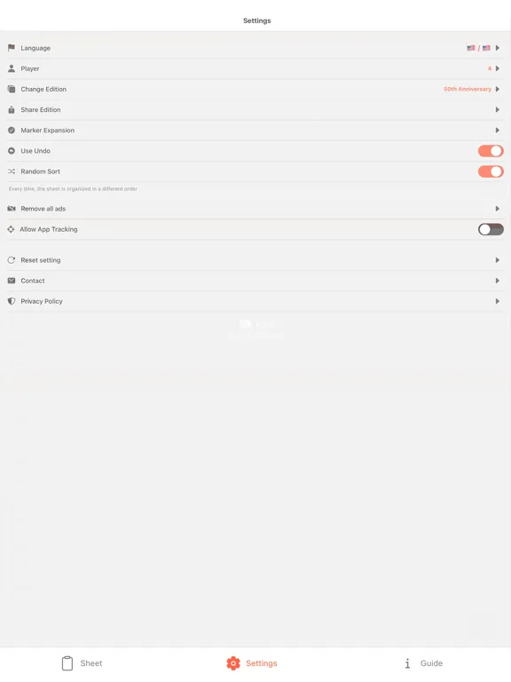 Clue Sheet iPad  Ekran Görüntüleri