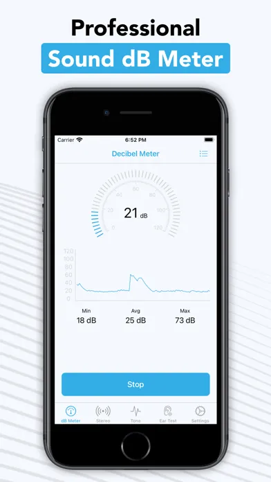 Tangkapan skrin Decibel - dB Sound Level Meter