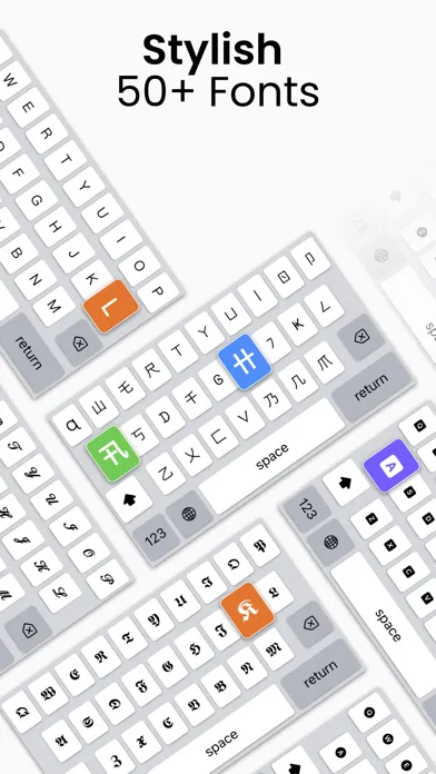 Fonts+: Keyboard Font Text Art Screenshots