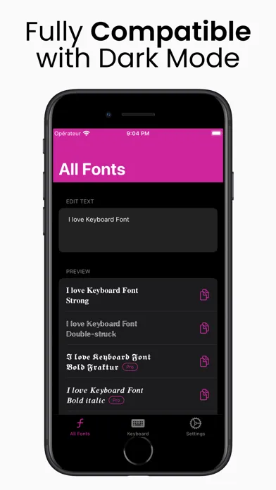 Fonts+: Keyboard Font Text Art Screenshots