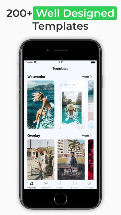 Capturas de pantalla de tale: Story, Collage Templates