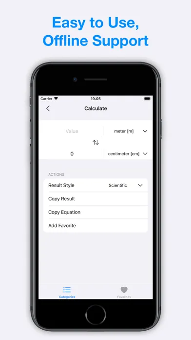 Ảnh chụp màn hình của Unit Converter and Calculator.