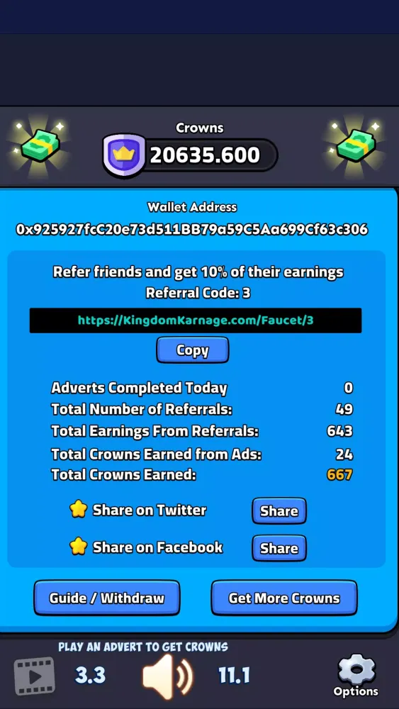 Zrzuty ekranu Kepithor Rewards