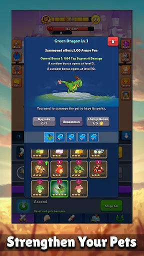Dreamland 2 : Idle Clicker Rpg应用截图