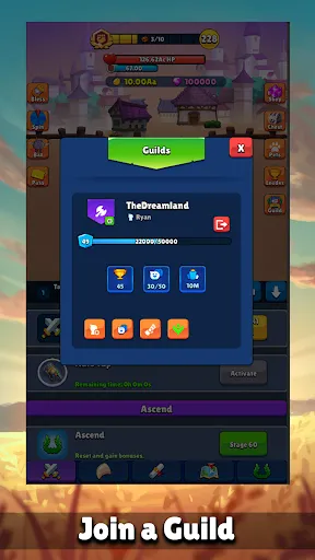 Dreamland 2 : Idle Clicker Rpg应用截图