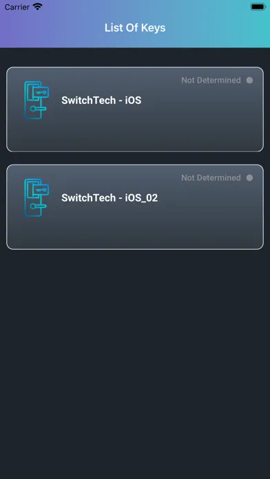 Tangkapan layar Keri KeySwitch