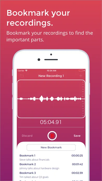 ClipNotes: Audio Bookmarks Ekran Görüntüleri