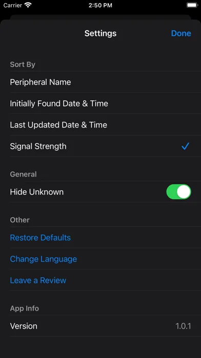 Zrzuty ekranu Blue Sniff - Bluetooth Scanner