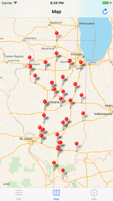 Скриншоты IDOT Rest Areas - Illinois Car