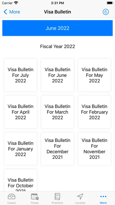 Ảnh chụp màn hình của Case Tracker for USCIS Status