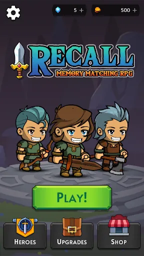 Recall - Memory Matching RPG Screenshots
