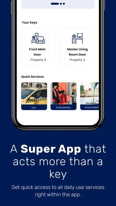 Keyless App Ekran Görüntüleri