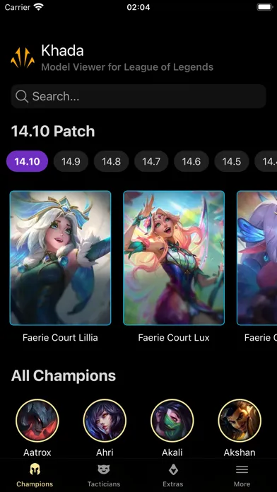 Скриншоты Khada - Model Viewer for LoL