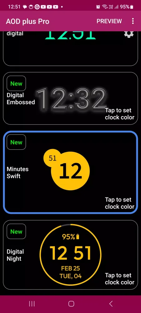 AOD Plus Always On Display Screenshots