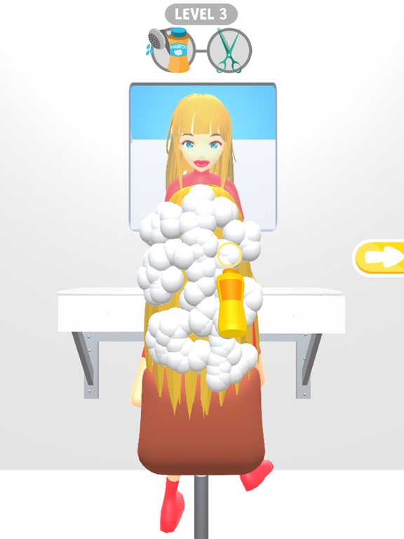 ภาพหน้าจอของ Hair Salon 3D iPad 
