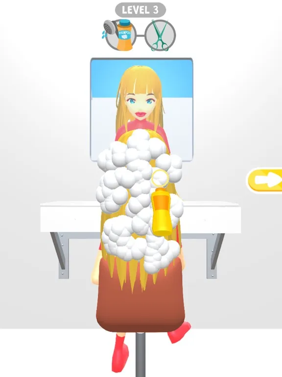 Hair Salon 3D iPad  스크린샷