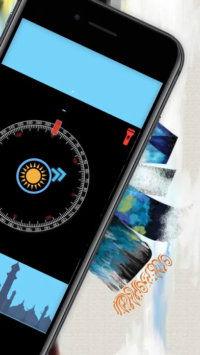 Qibla Route Compass Ekran Görüntüleri