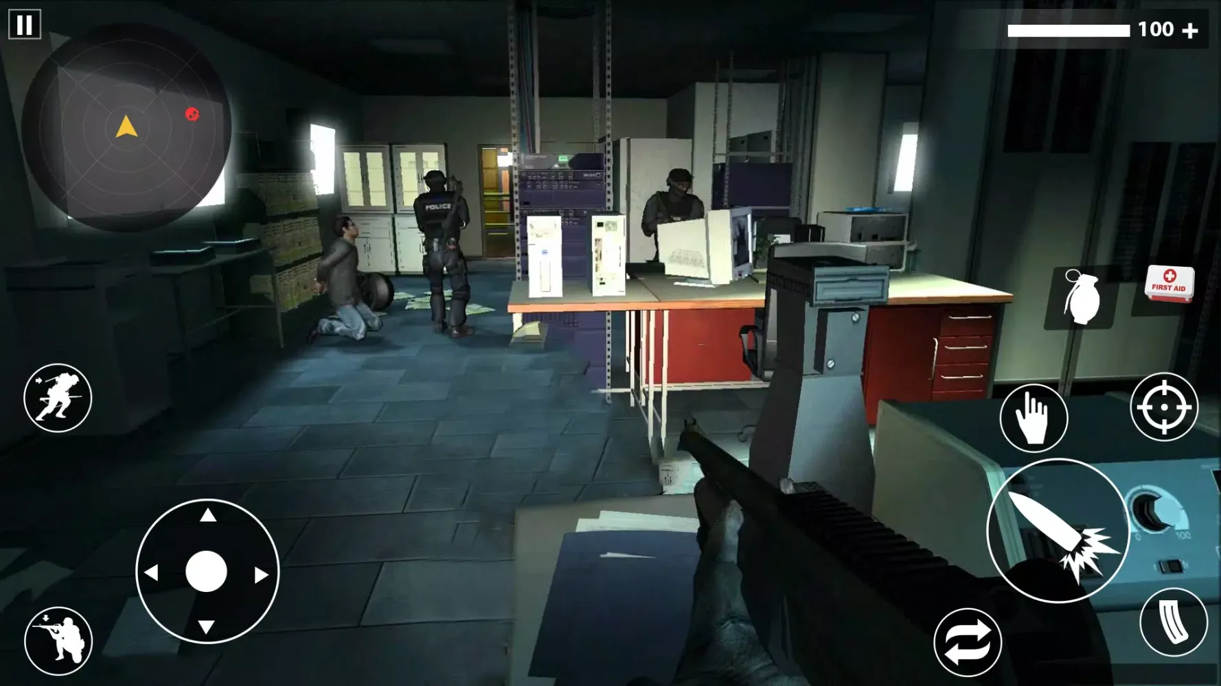 Swat Black Ops Offline Games 스크린샷