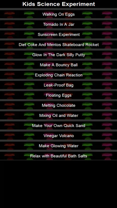Kids Science Experiment Screenshots