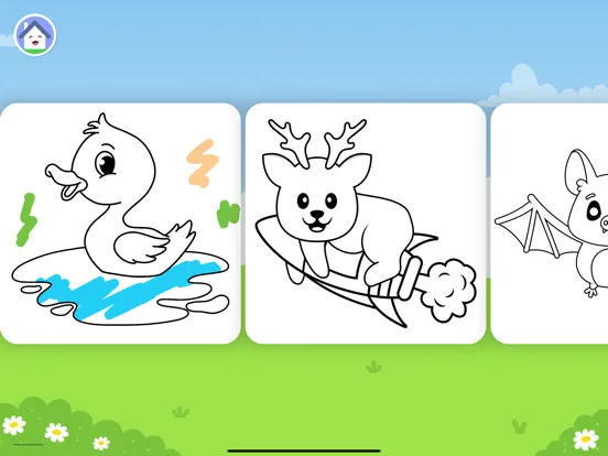 Kids Coloring Drawing Book App iPad 應用截圖