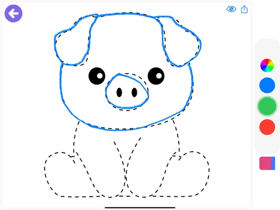 Kids Coloring Drawing Book App iPad 應用截圖