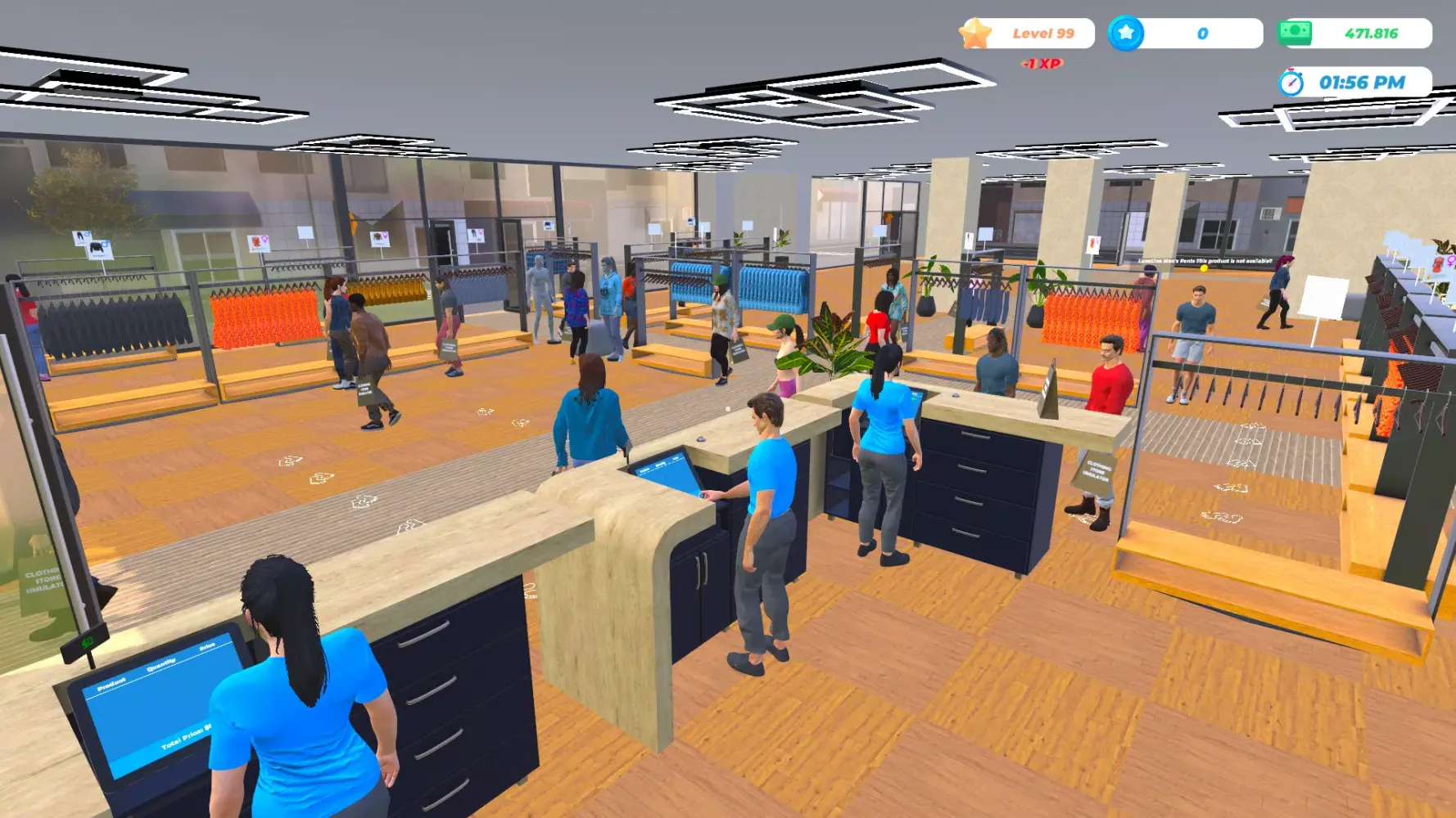 Clothing Store Simulator 3D Screenshots