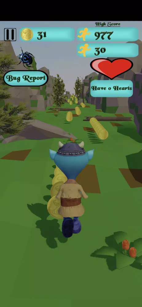 Capturas de tela do Dozy Run