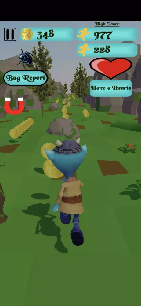 Capturas de tela do Dozy Run