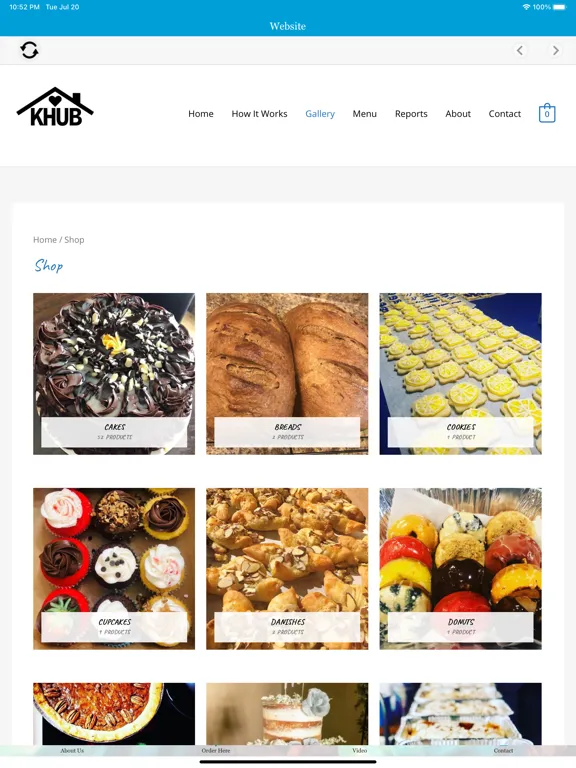 Скриншоты Kind House Ukraine Bakery iPad 