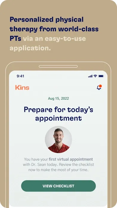 Kins Physical Therapy Ekran Görüntüleri