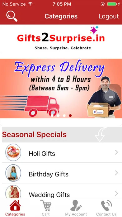 Tangkapan skrin Gifts2Surprise