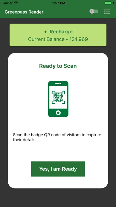 Greenpass Reader Screenshots