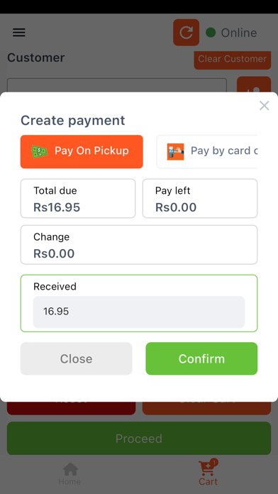 Скриншоты Kiwi POS