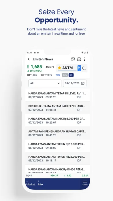 ภาพหน้าจอของ HERO Invest Saham & Reksadana