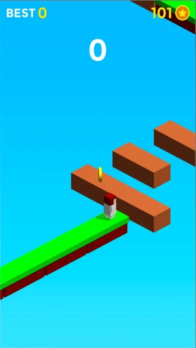 Tangkapan skrin Blocky Cross Bridges 3d Games