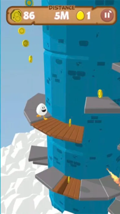Capturas de tela do Helix Easter Eggs Running Game