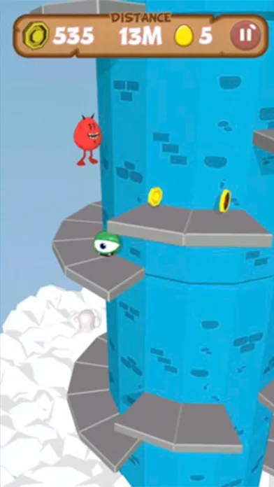 Capturas de tela do Helix Easter Eggs Running Game