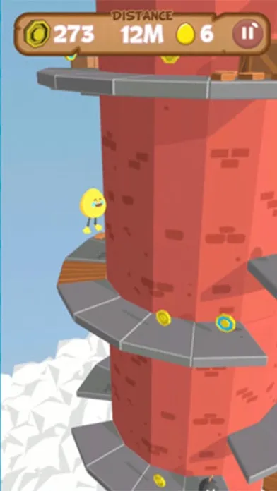 Capturas de tela do Helix Easter Eggs Running Game