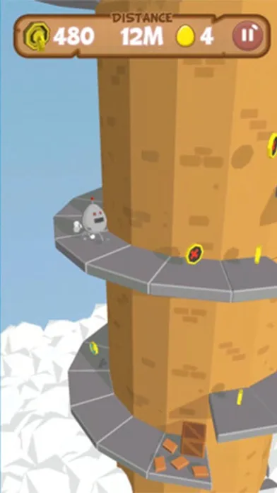 Capturas de tela do Helix Easter Eggs Running Game
