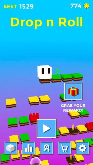 Capturas de pantalla de Save The Cube Drop N Roll 3d
