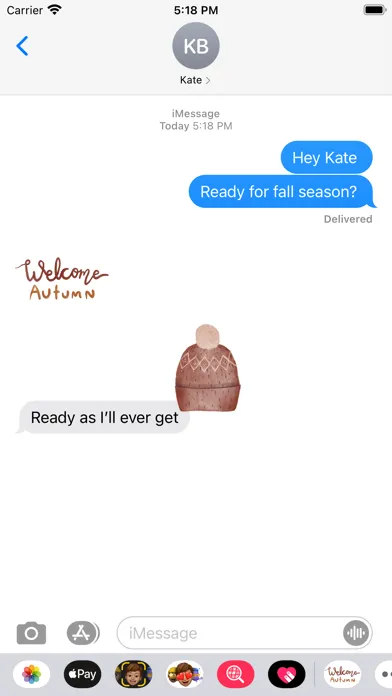 Autumn Sticker स्क्रीनशॉट
