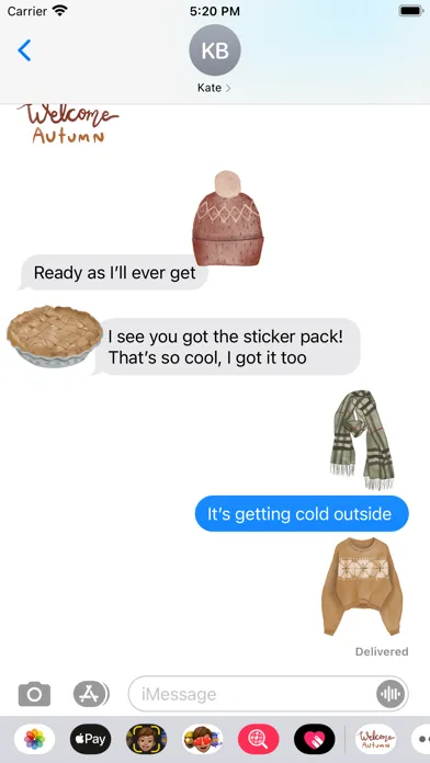 Autumn Sticker स्क्रीनशॉट