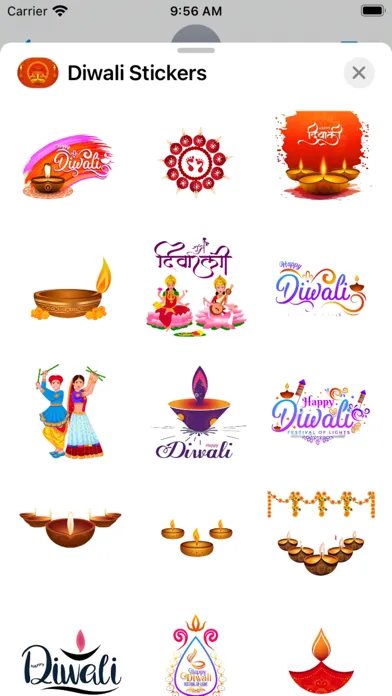 Happy Diwali HD Stickers سکرین شاٹس