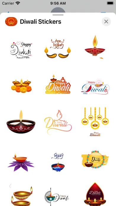 Happy Diwali HD Stickers سکرین شاٹس