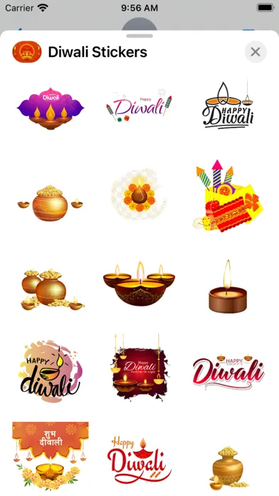 Happy Diwali HD Stickers سکرین شاٹس